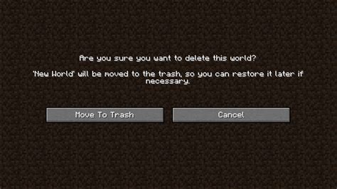 Delete Worlds To Trash Gallery Minecraft Mods CurseForge