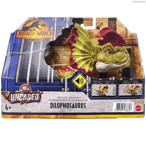 Jurassic World Dominion Uncaged Rowdy Roars Dilophosaurus Gwd69