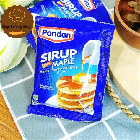 Jual Pondan Sirup Maple 40ml Topping Pancake Shopee Indonesia