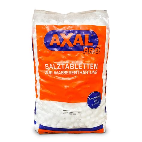 Axal Pro X Kg Regeneriersalz In Tablettenform