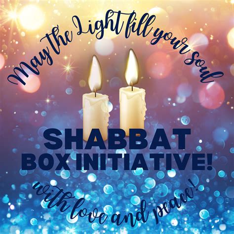 Shabbat Box Candle Lighting Initiative Lchaim Center