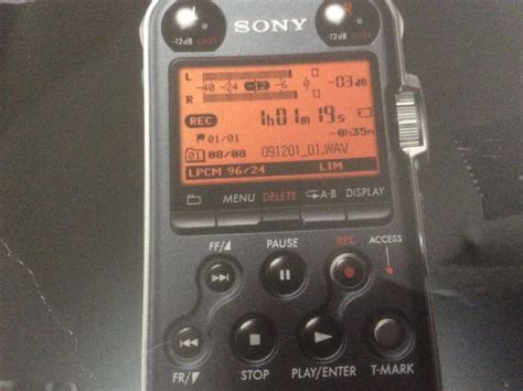 Sony Pcm M Linear Recorder And Microphone Set For Sale