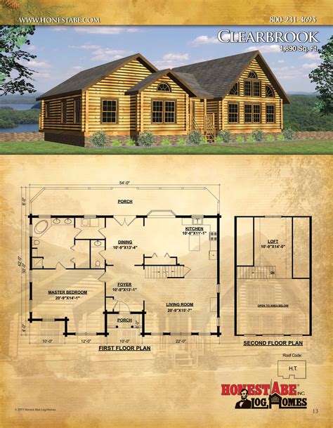 Browse Floor Plans for Our Custom Log Cabin Homes