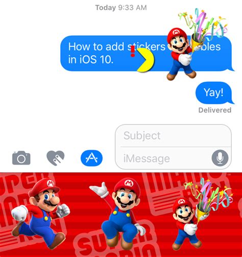 How Do I Add Stickers To Message Bubbles On My Iphone The Iphone Faq