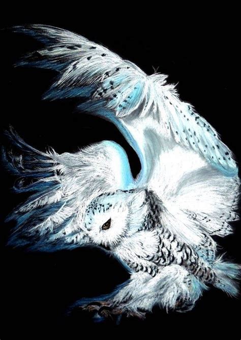 Snowy owl hedwig print etsy – Artofit