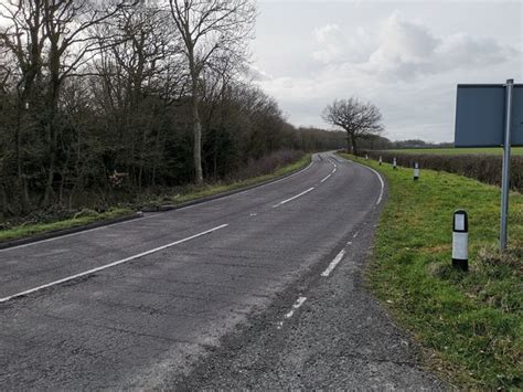 Road By Owday Wood Chris Morgan Cc By Sa Geograph Britain And