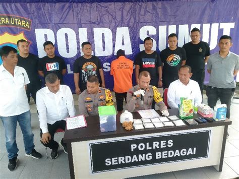 Satres Narkoba Polres Sergai Jaring Pengedar Narkoba Ini Barang