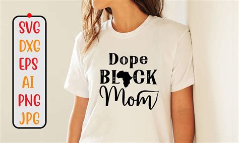 Dope Black Mom Svg Graphic By Svgmaker · Creative Fabrica