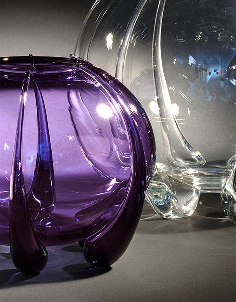 Bolle Vase Murano Glass Fornace Mian