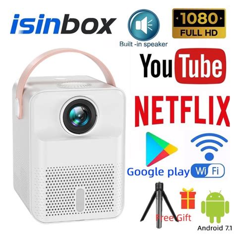 Isinbox X Portable Smart Android Projector Full Hd P K Wi Fi