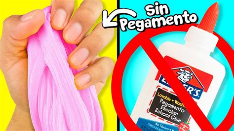 Slime Sin Pegamento 💦slime Con 1 Ingrediente Sin Borax Recetas Virales Youtube