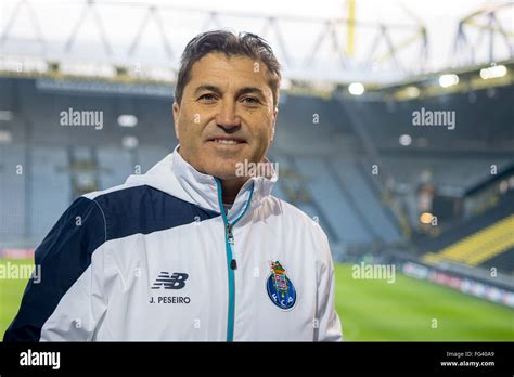 Dortmund Germany 17th Feb 2016 FC Porto S Coach Jose Peseiro Is