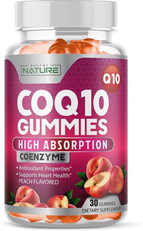 Amazon Coq Mg Gummies High Absorption Coenzyme Q Gummy