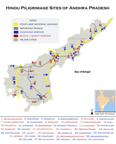 Krishna District Map With Villages