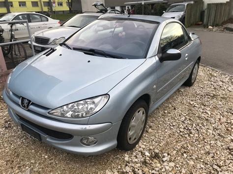 Peugeot 206 CC 1 6 16 V Black Silver Cabriolet AUTOMAT Kaufen