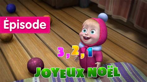 Masha et Michka 3 2 1 Joyeux Noël Épisode 3 Dessins animés en Français