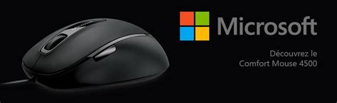 Microsoft Comfort Mouse Souris Filaire Noire Amazon Fr