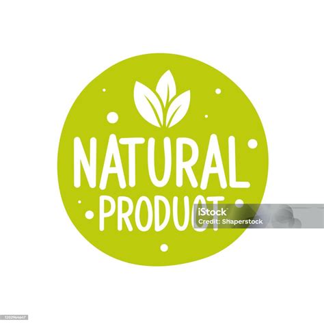 100 Natural Organic Stamp Food Badge Eco Nature Green Icon Product