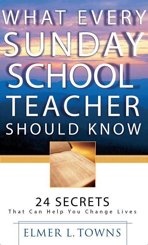 What Every Sunday School Teacher Should Know | Baker Publishing Group