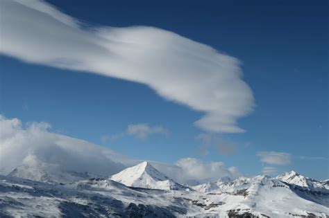 Wallpaper Landscape Hill Sky Snow Winter Clouds Canon Windy