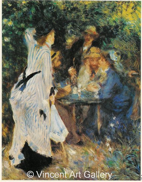 Under The Arbour At The Moulin De La Galette By Pierre Auguste Renoir