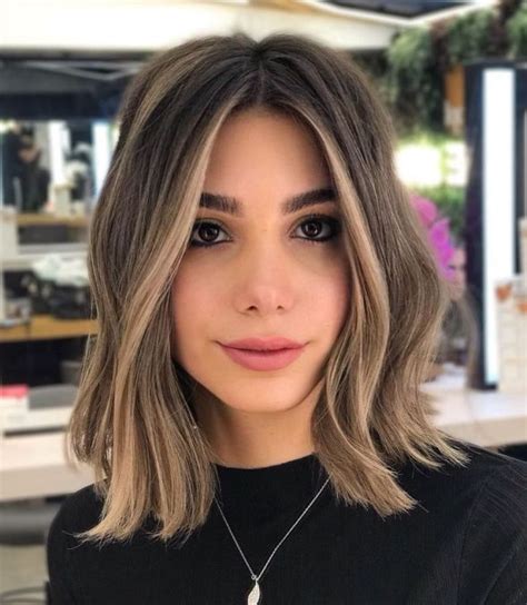 Pin By Dan On Cortes De Cabello Short Hair Balayage Lob Hairstyle