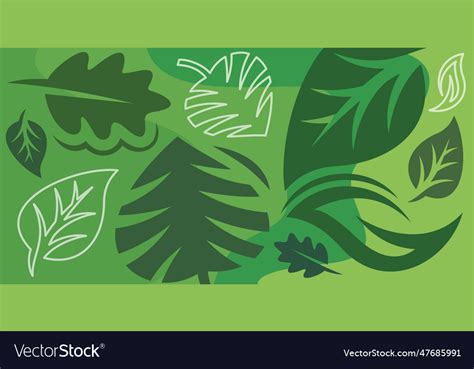 Nature leaf design template abstract art Vector Image