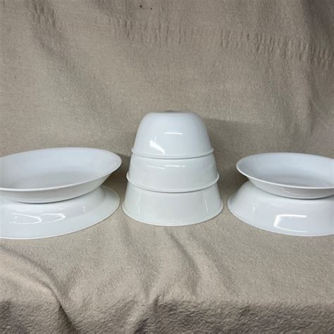 Corelle White Frost Bowls - Etsy