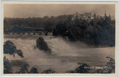 Sh Foto Ak Rheinfall Schloss Laufen Ch Let Am Rheinfall Kaufen