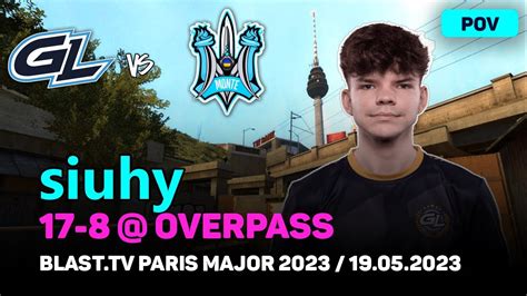 Csgo Pov Gamerlegion Siuhy Vs Monte Overpass Blast Tv Paris