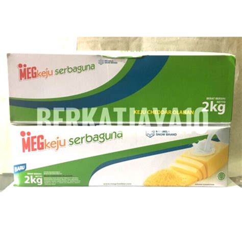 Jual Murah Meg Kg Cheddar Cheese Kg Keju Olahan Serbaguna Shopee