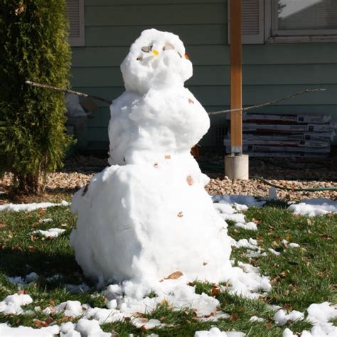 Melting Snowman – Photos Public Domain