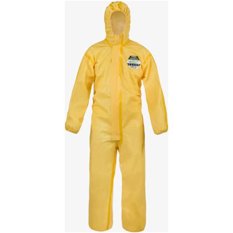 Protection Using Chemmax® 1eb Coverall With Single Zip And Storm Flap And