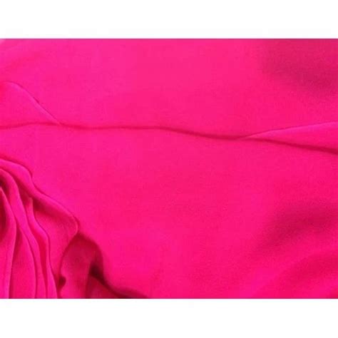 Pink Plain Viscose Georgette Fabric Use Garments At Best Price In Surat