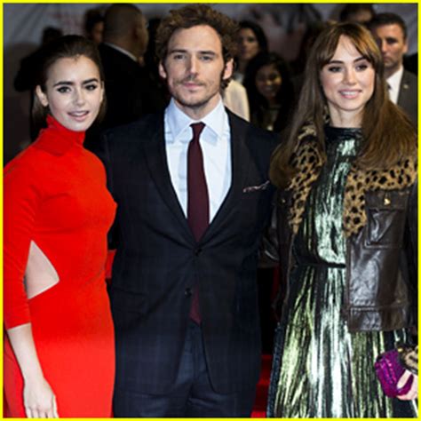 Lily Collins Sam Claflin Premiere Love Rosie With Their Co Stars