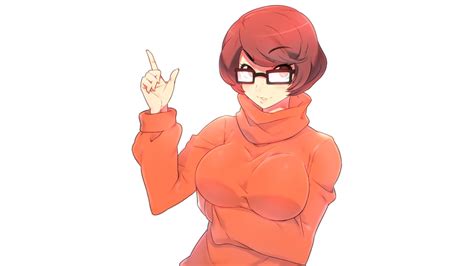 Glasses Naso4 Orange Eyes Red Hair Scooby Doo Short Hair Velma Dace