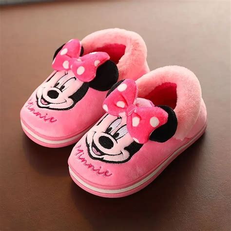 Pantoufles De Dessin Anim Disney Pour Enfants Minnie Non Ald Chaussures