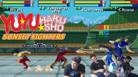 Yu Yu Hakusho Sunset Fighters Mega Drive Multiplayer Zoado YouTube