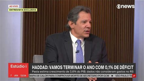 N O Significa Que Vamos Concordar Sempre Diz Haddad Sobre Rela O