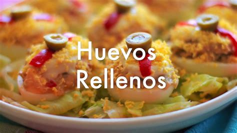 Huevos Rellenos Recetas De Cocina Fácil Youtube