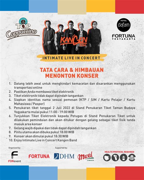 Tiket Kangen Band Intimate Live In Concert Harga Promo Tiket