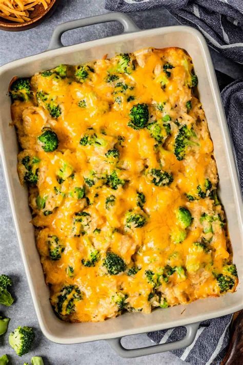 Chicken Broccoli Rice Casserole The Yummy Bowl