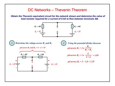 Elect Principles 2 Thevenin Theorem Ppt