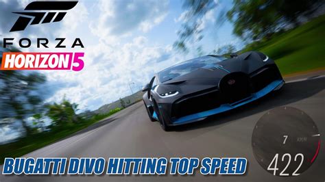 1500 Hp Bugatti Divo Hitting Top Speed Forza Horizon 5 Logitech G29