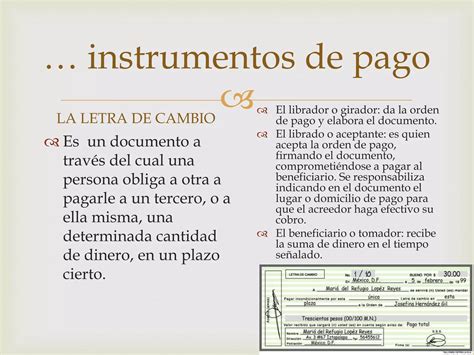 Instrumentos De Cobro Y Pago Ppt