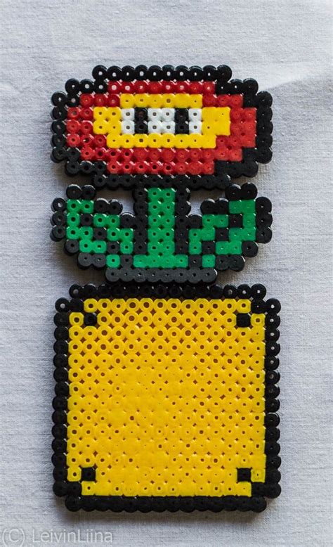 Super Mario Hama Beads Llaveros Hama Beads Hama Beads Llaveros