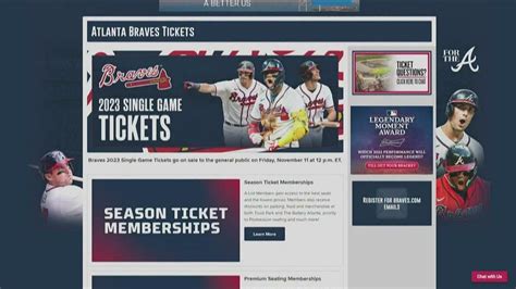 Braves Tickets Available For 2023 Season Online