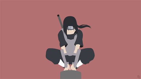 Naruto - Itachi Uchiha Minimalist Wallpaper 