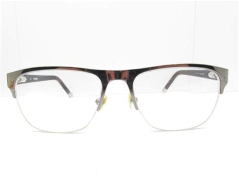 Harley Davidson Hd 459 Semi Rimless Horn Rimmed Eyeglasses Frames 52 17 99090 Ebay