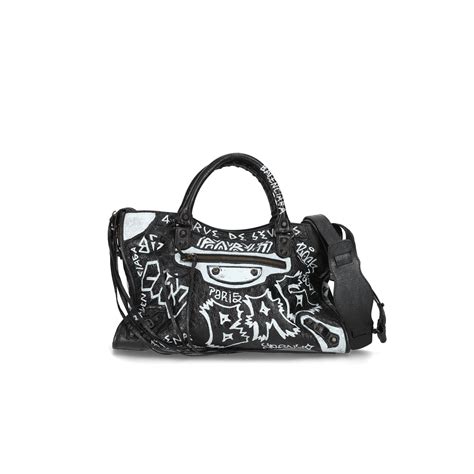 BALENCIAGA Vintage Classic Motocross City Graffiti Bag - A Retro Tale